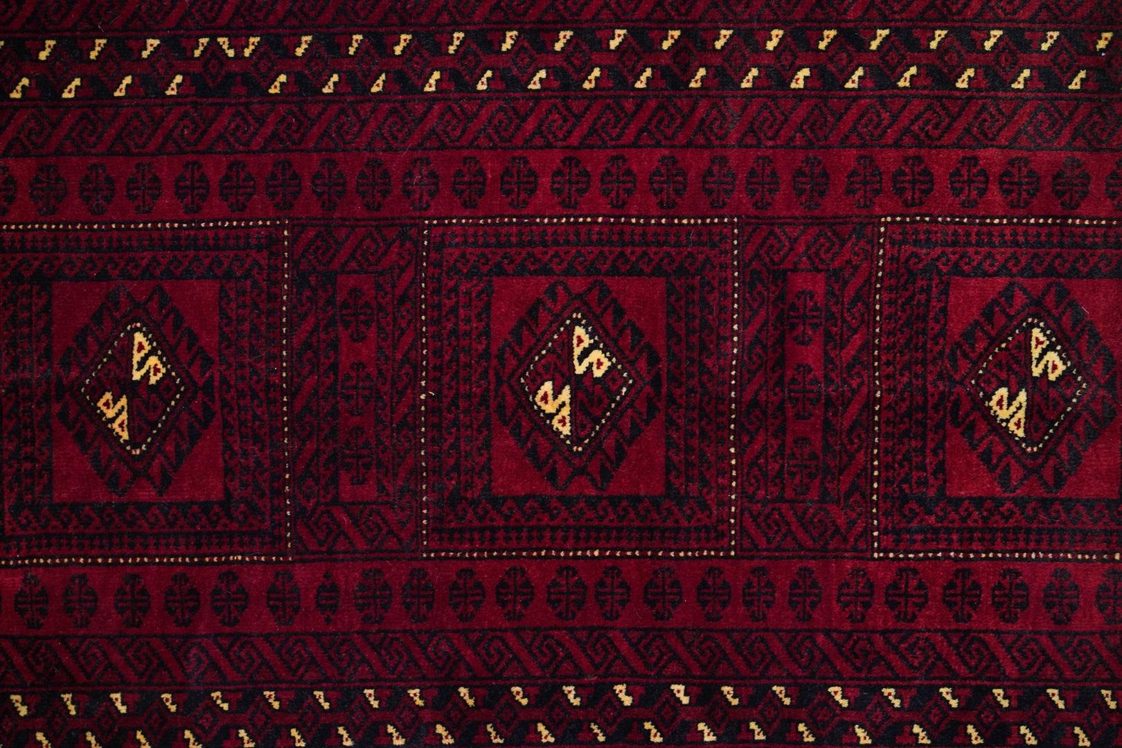 Mid 20th Century Vintage Semi Antique Belouchi Lambs Wool For Sale 5