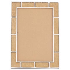 Mid-20th Century Vintage Sterling Silver & Shagreen Photo Frame by Ralph Lauren