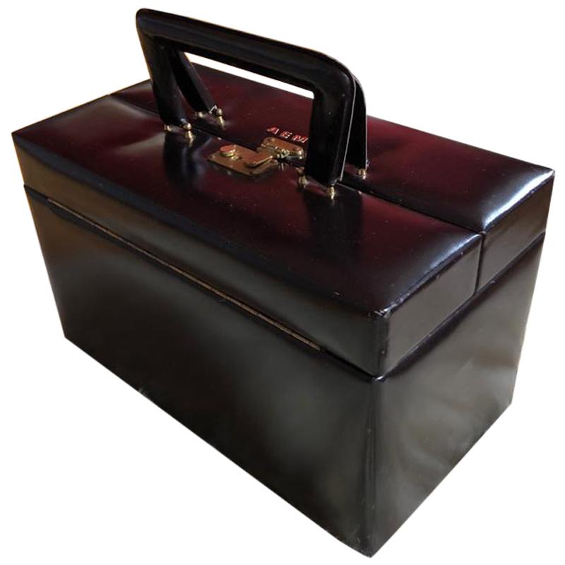 Mid-20th Century Vintage Travelling Leather Vanity Case, 1960-1970 by Asprey