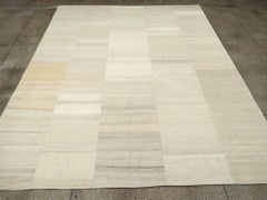 Mid-20th Century Vintage Turkish Flatweave Kilim Room Size Carpet