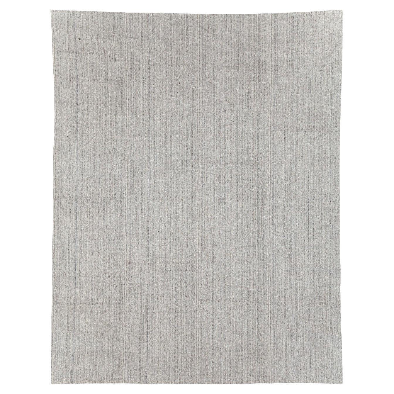 Mid-20th Century Vintage Turkish Flatweave Kilim Room Size Carpet