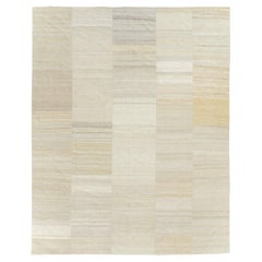 Mid-20th Century Vintage Turkish Flatweave Kilim Room Size Carpet