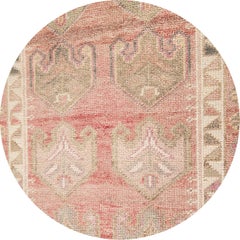 Mid-20th Century Vintage Turkish Wool Runner Rug