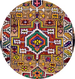 Mid-20th Century Vintage Turkish Wool Runner Rug