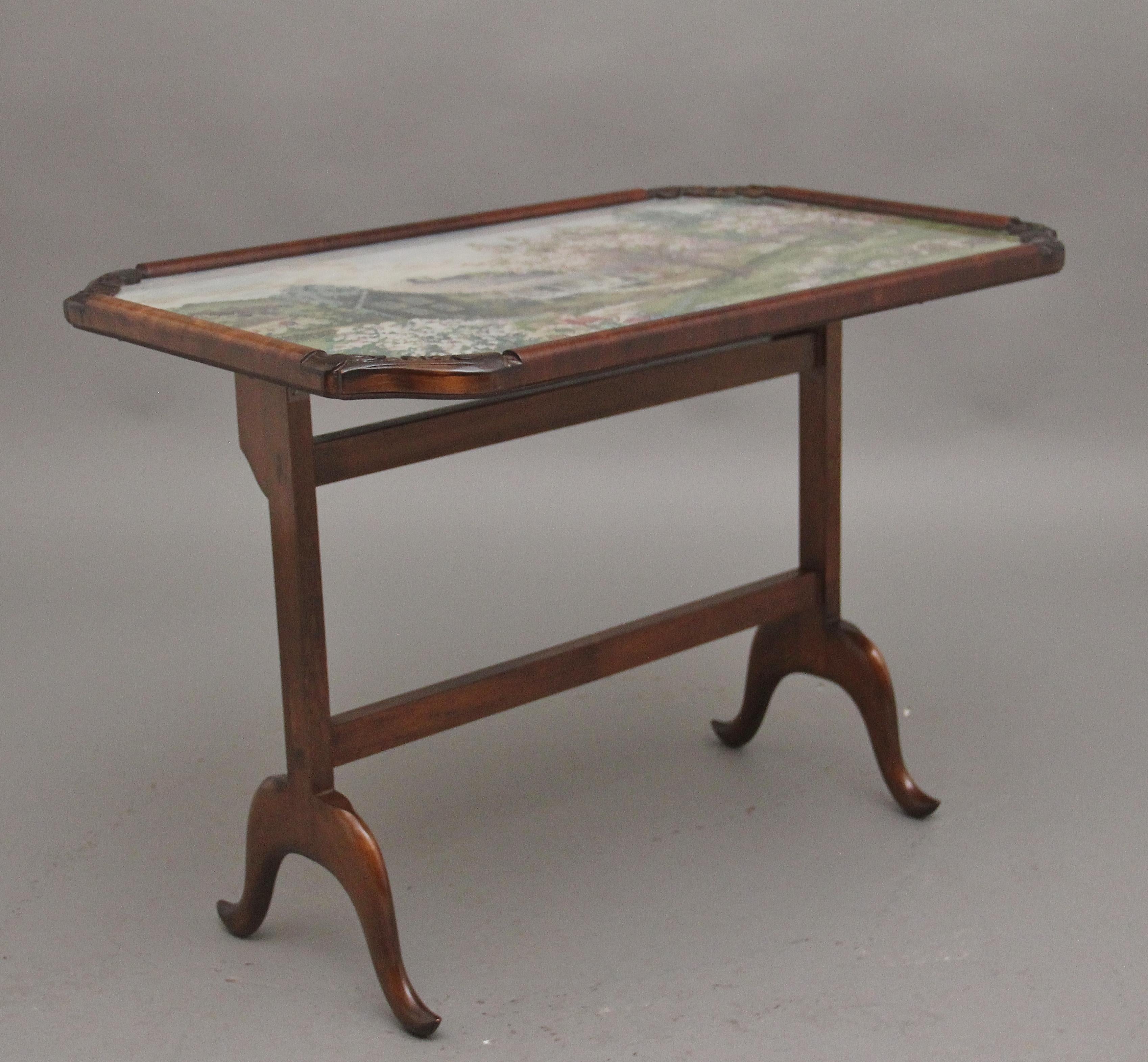 Mid 20th Century walnut fire screen table For Sale 2
