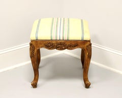 Mid 20th Century Walnut French Country Bench Footstool - B