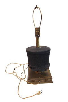 Mid-20th Century West Point Cadet Hat Mounted as a Lamp