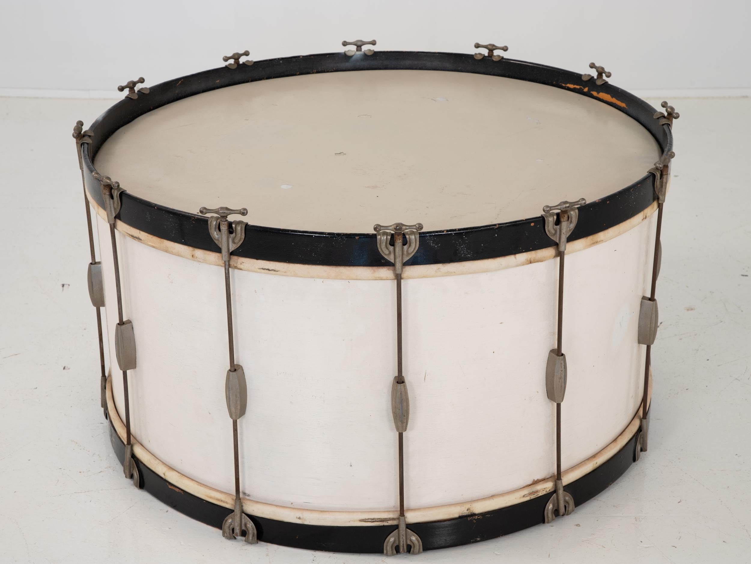 Mid 20th Century White Drum For Sale 1