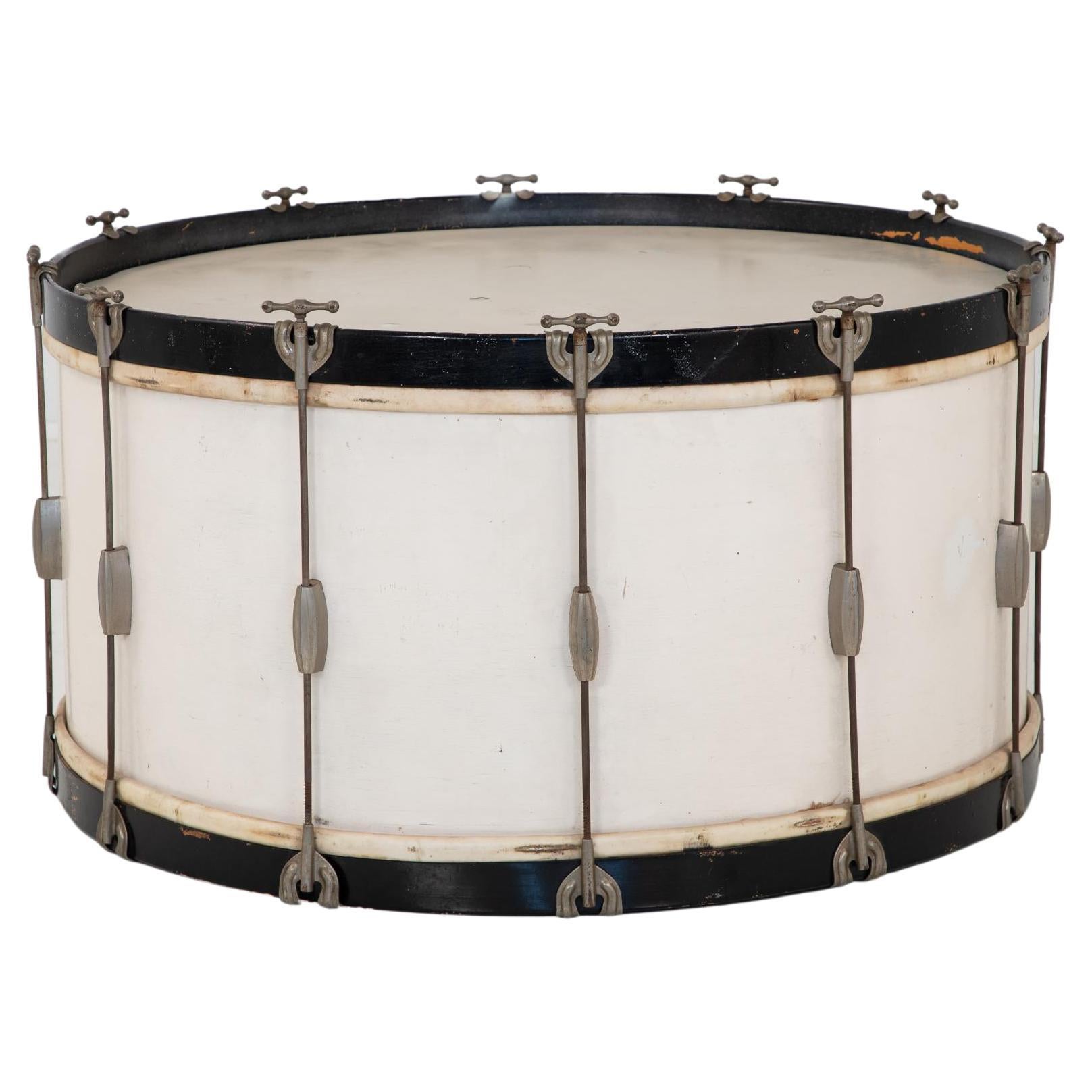 Mid 20th Century White Drum For Sale