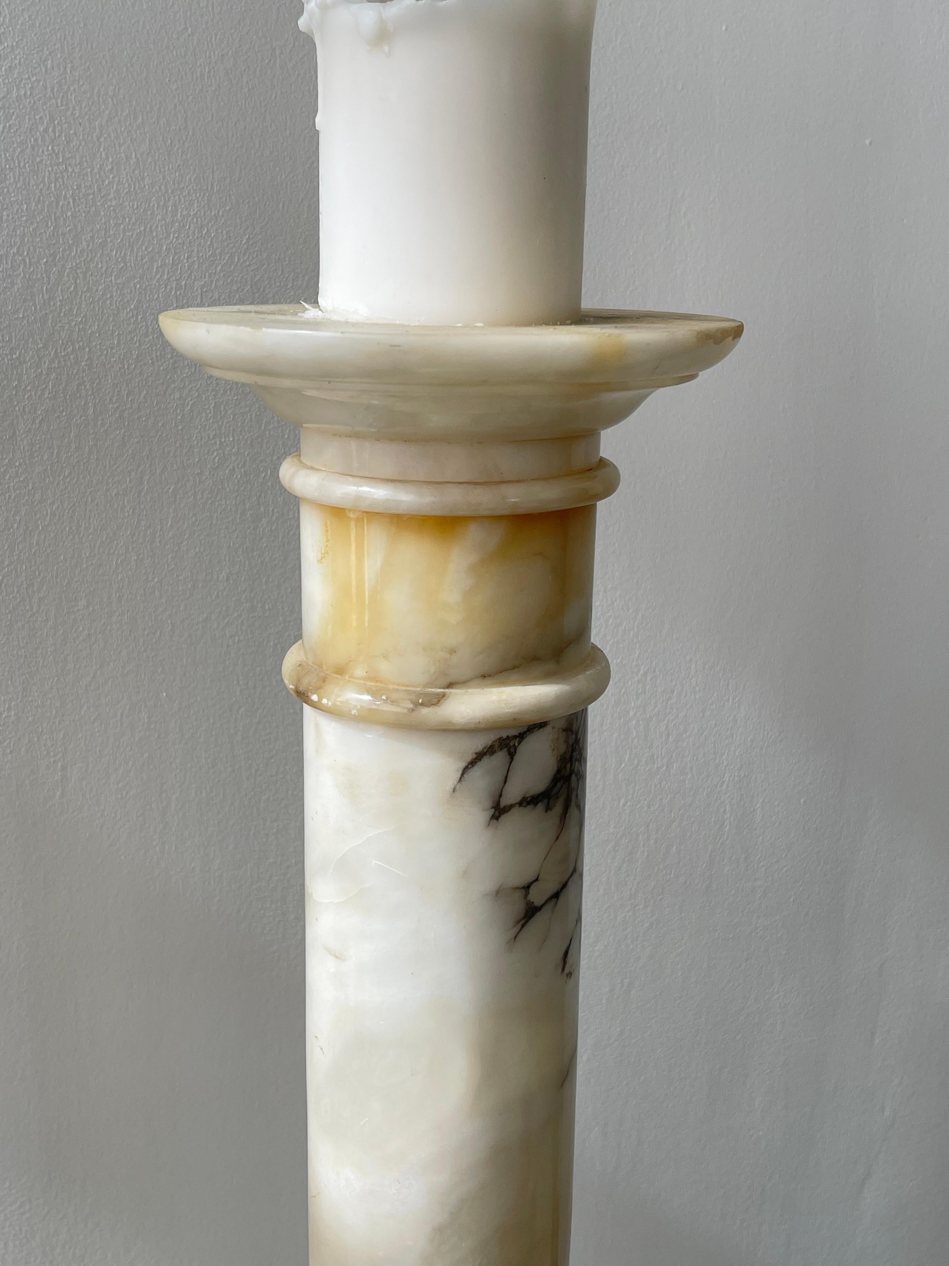 Mid-20th Century White Marble Columns 6