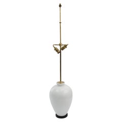 Mid-20th Century White Porcelain Lamp by KPM, Germany