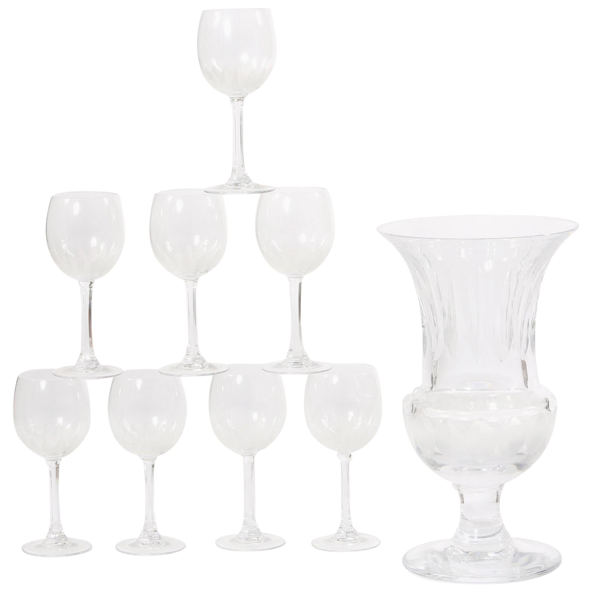 Vase für Wein oder Tafelaufsatz aus der Mitte des 20. Jahrhunderts im Angebot