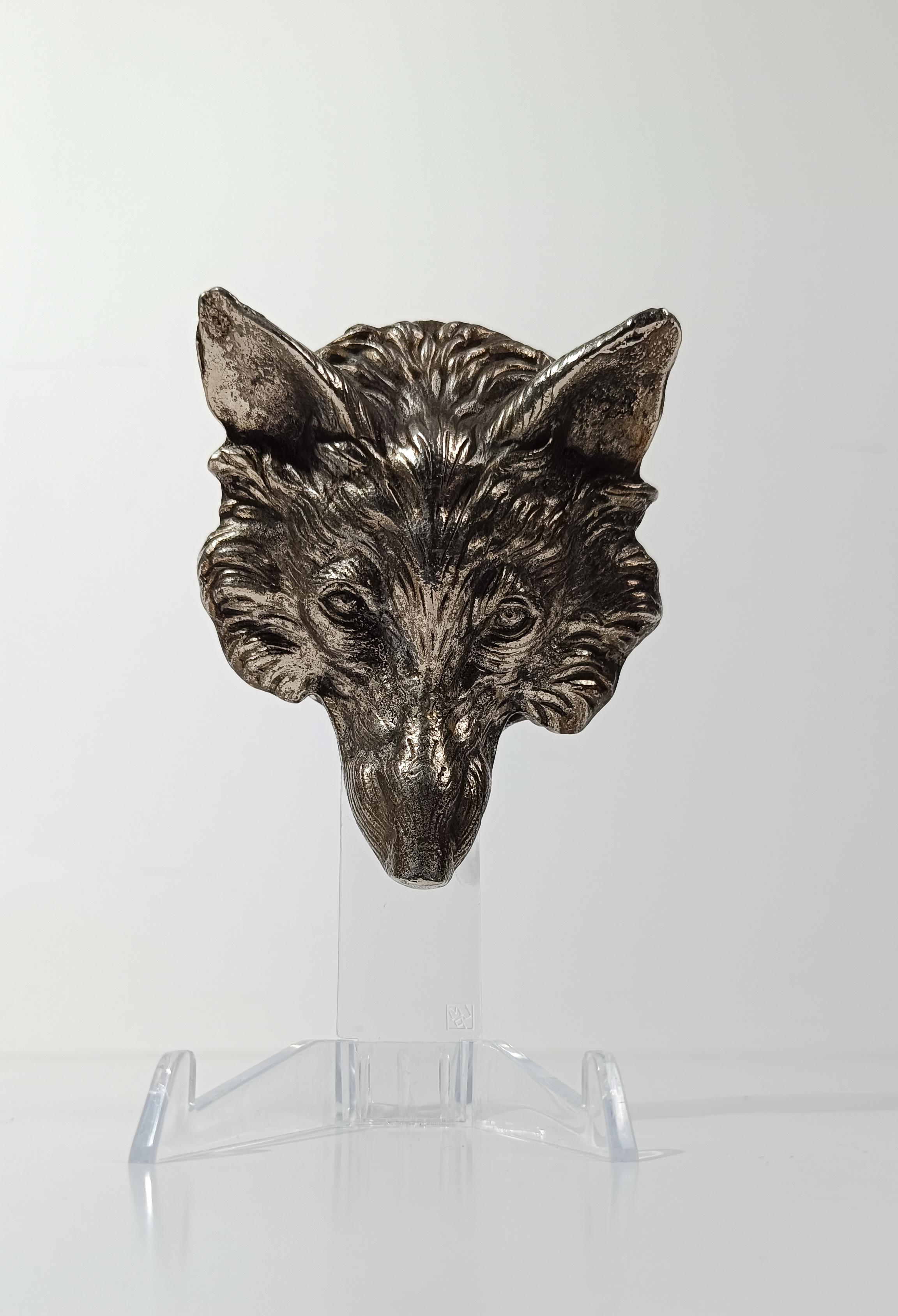 Porte-lettres ou trombones à tête de WOLFS du milieu du 20e siècle dans le style de Gucci en vente 9