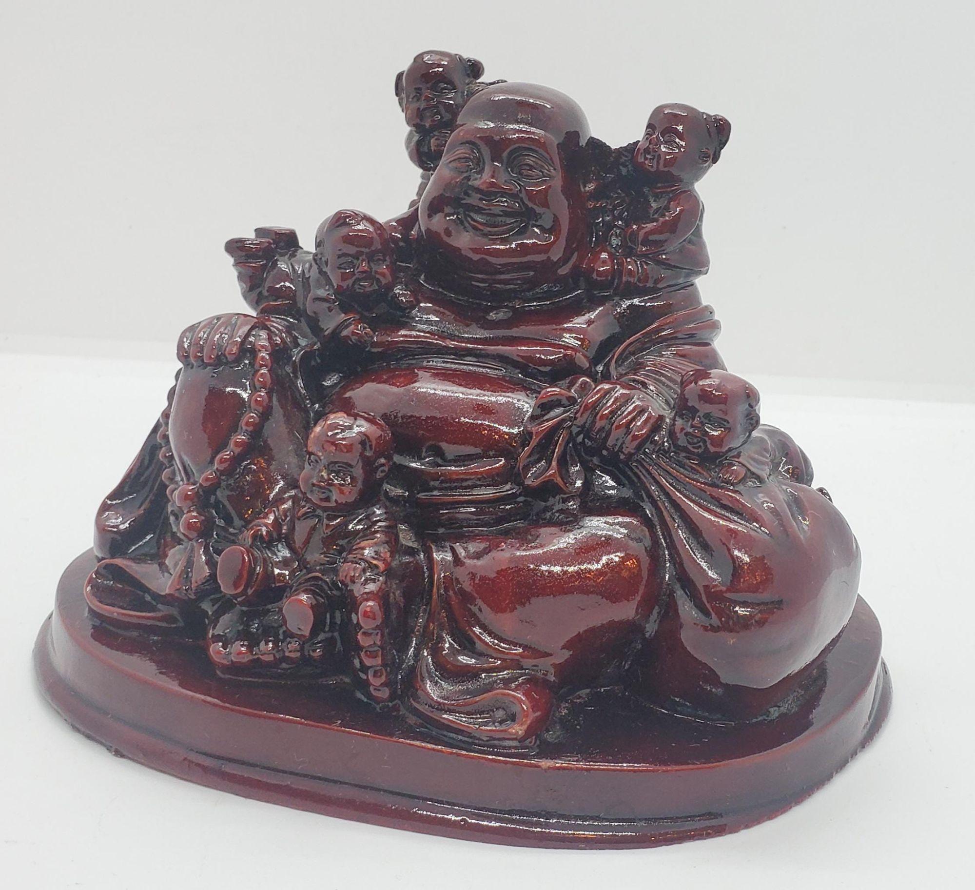 Chinese Mid 20th Century Wood Buddha Sculpture For Sale