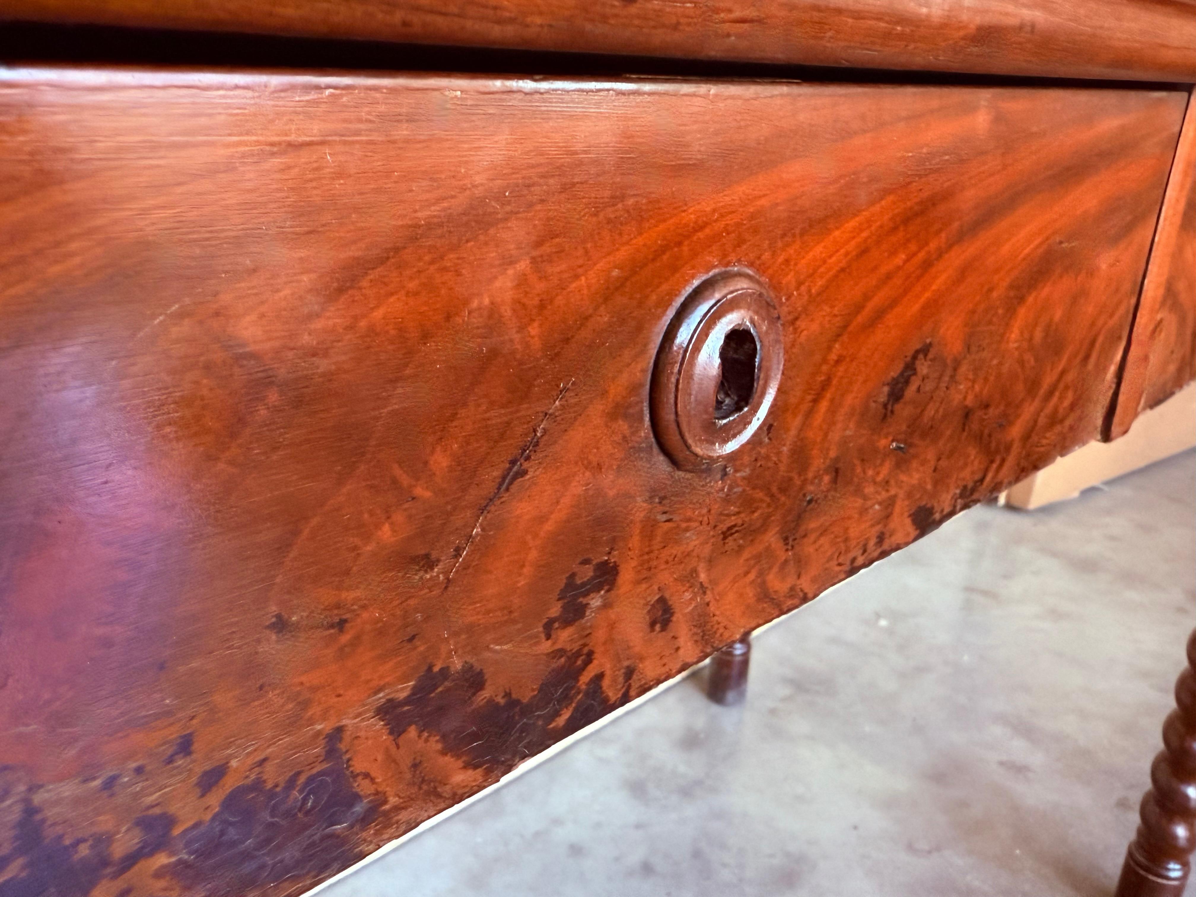 Holz Bureau a Gradin/Schreibtischtisch aus der Mitte des 20. Jahrhunderts im Angebot 5
