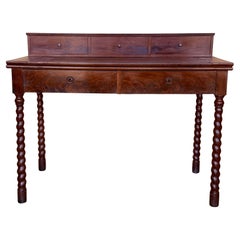 Holz Bureau a Gradin/Schreibtischtisch aus der Mitte des 20. Jahrhunderts