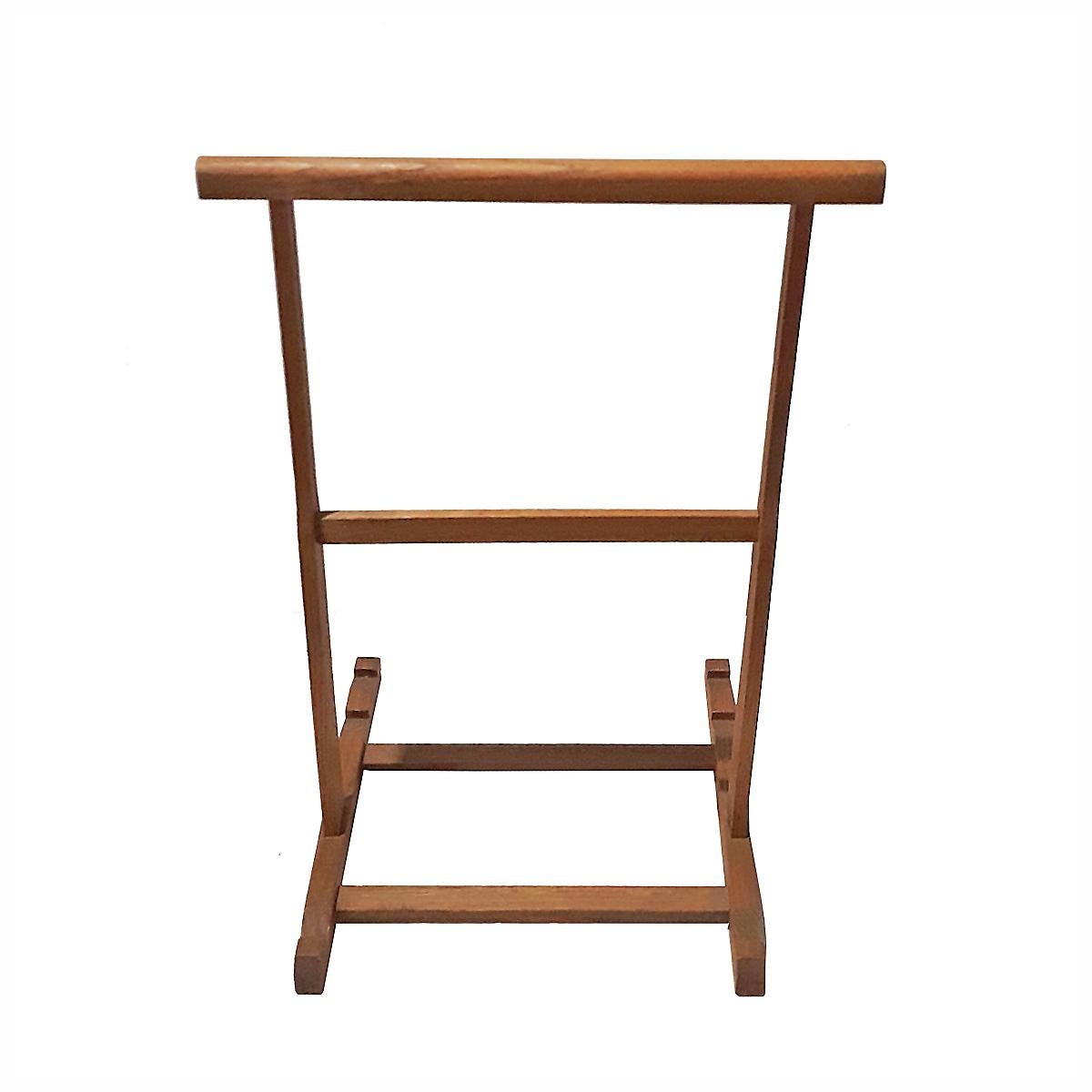 Arts and Crafts Mid-20th Century Wood Table Easel / Picture Stand from France For Sale