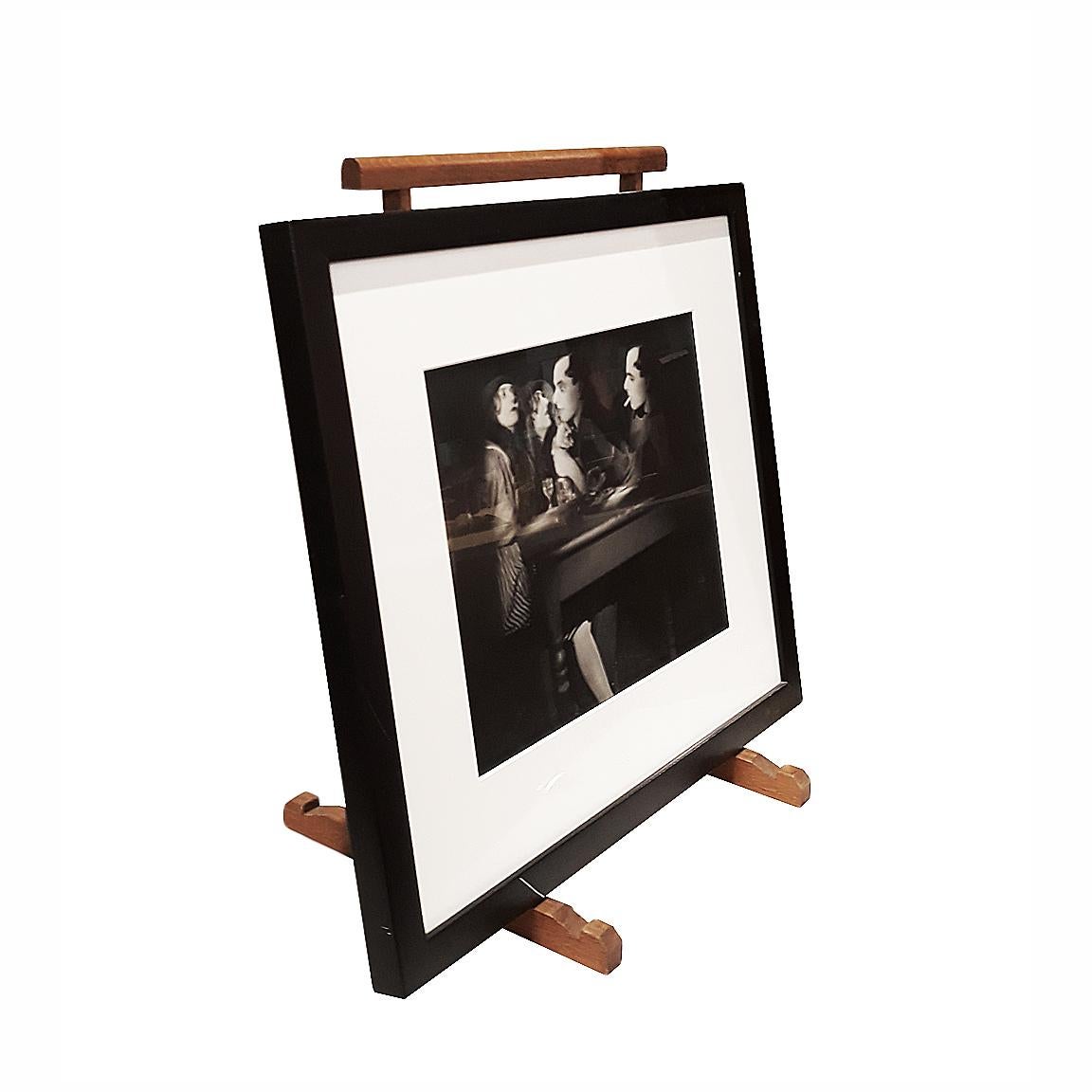Bois Chevalet de table / Picture Stand en bois du milieu du 20e siècle, France en vente