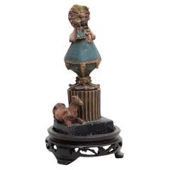Mid-20th Century Wood Virgin Statue