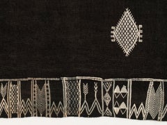 Copricapo da donna in lana Baknough della metà del XX secolo, popolo berbero, Libia