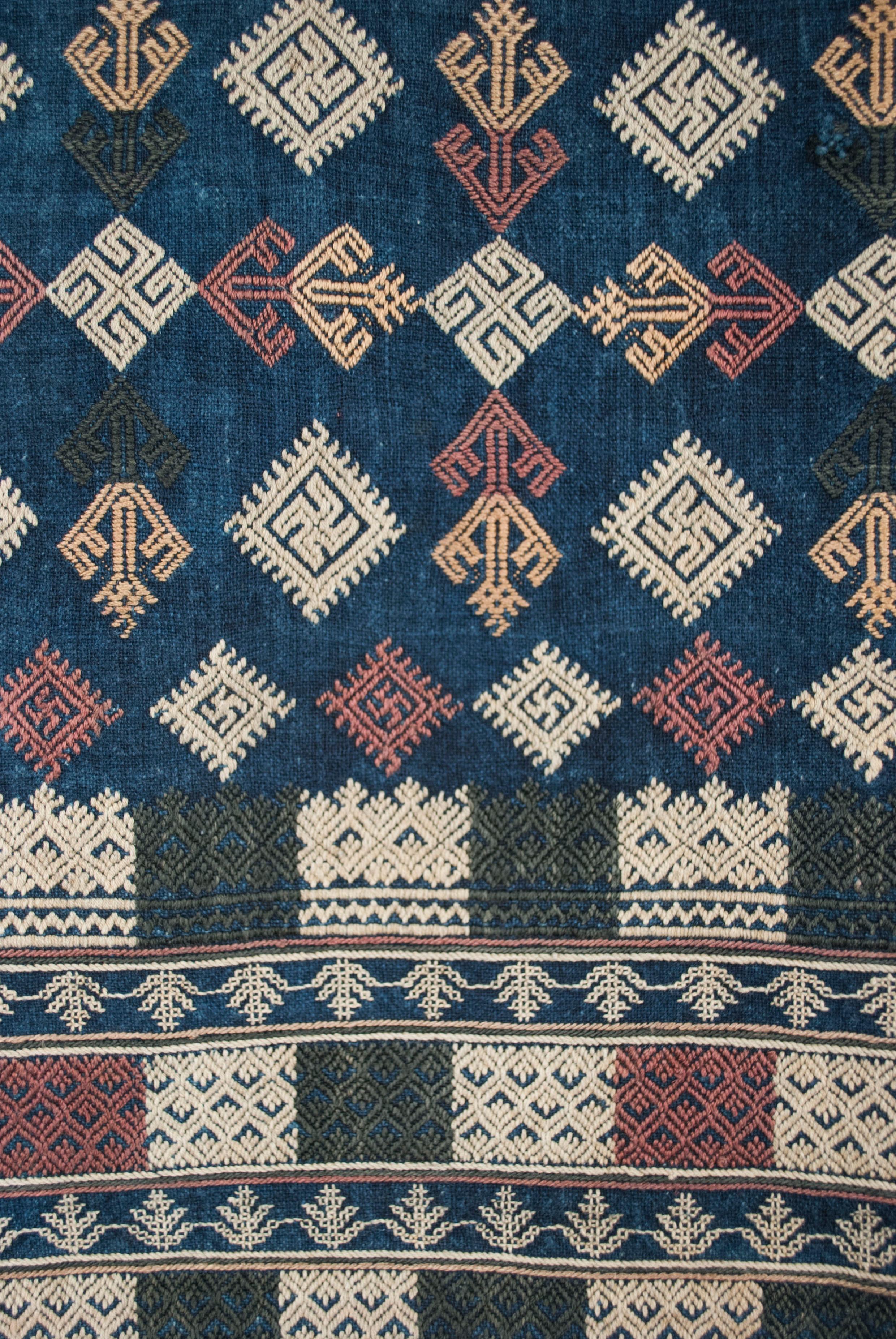 Tribal Mid 20th Century Yao Group Embroidered Pants For Sale