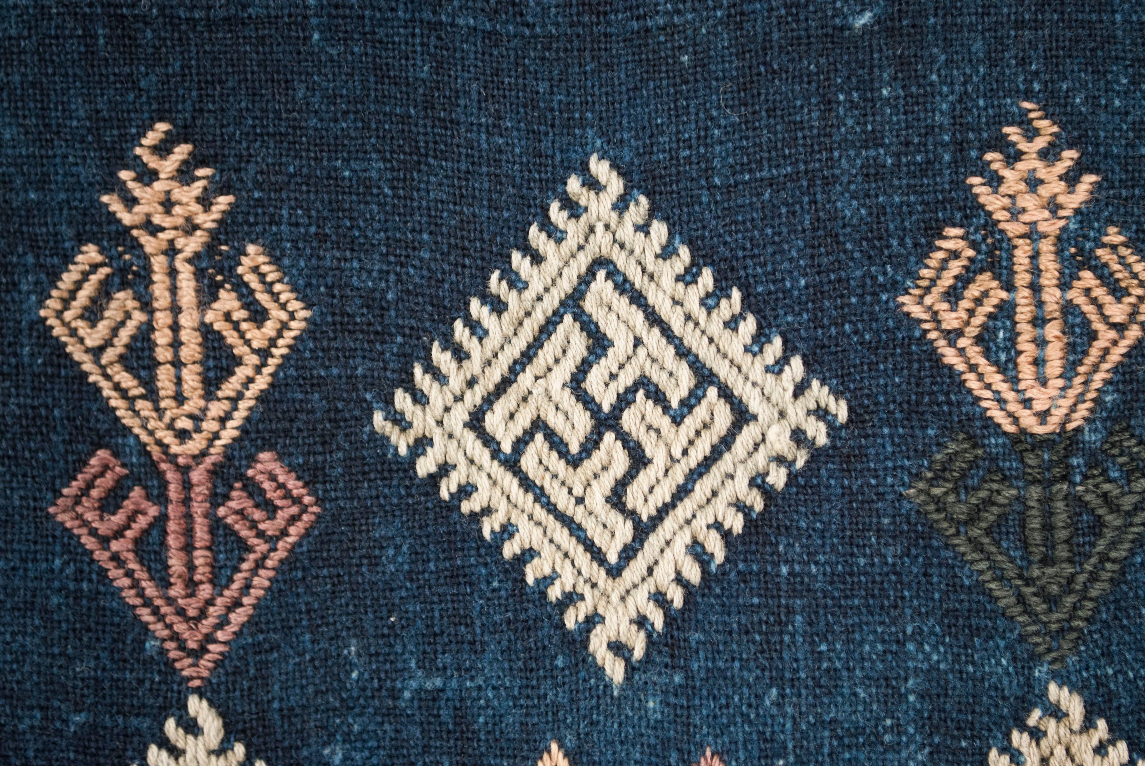 Hand-Woven Mid 20th Century Yao Group Embroidered Pants For Sale