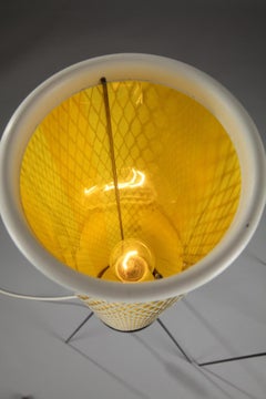 Mid-20th Century Yellow Plastic Floor Lamp