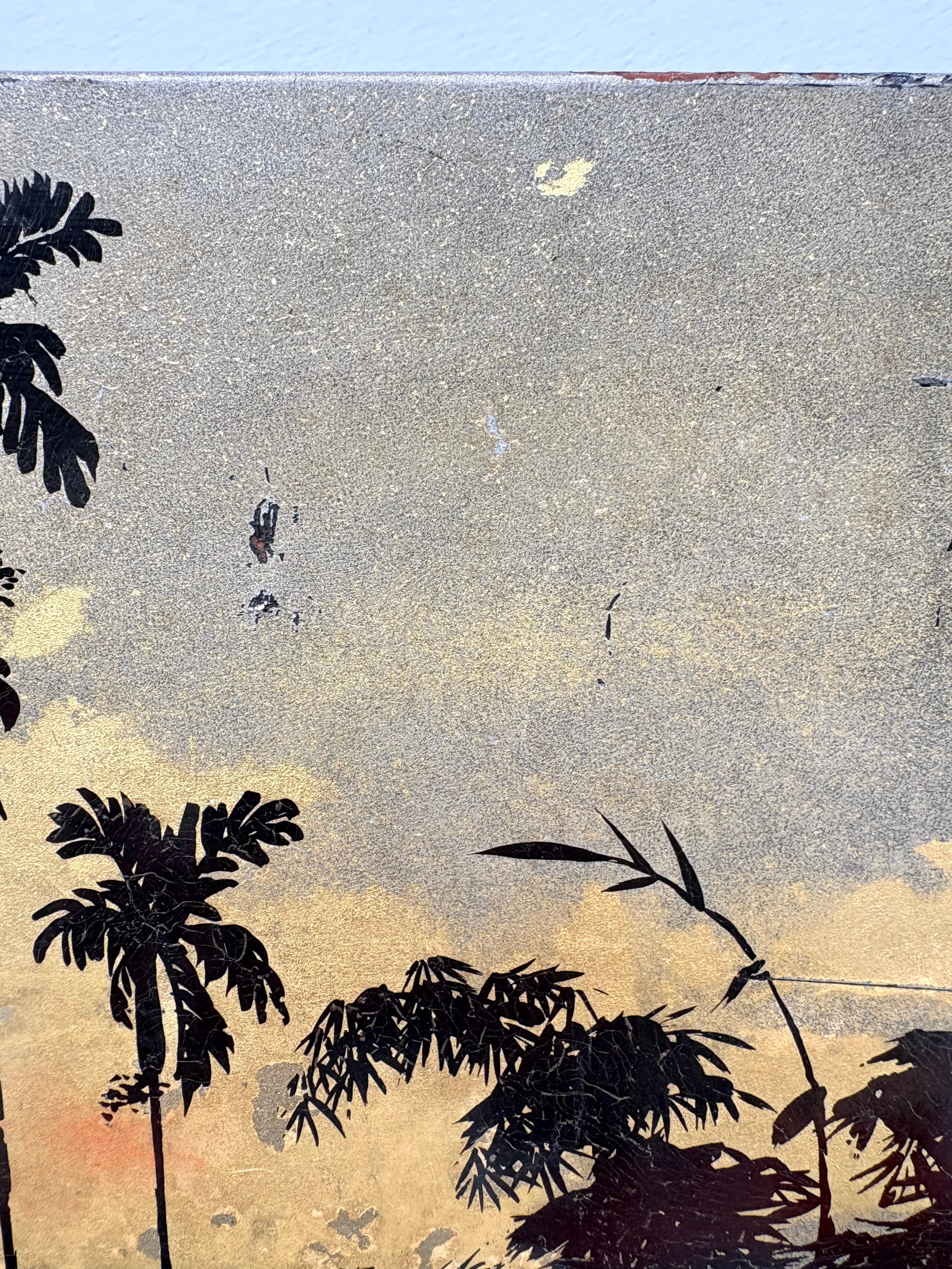 Vietnamesische Lacktafel aus der Mitte des 20. Jahrhunderts von Nguyen Thanh-Ley im Angebot 6