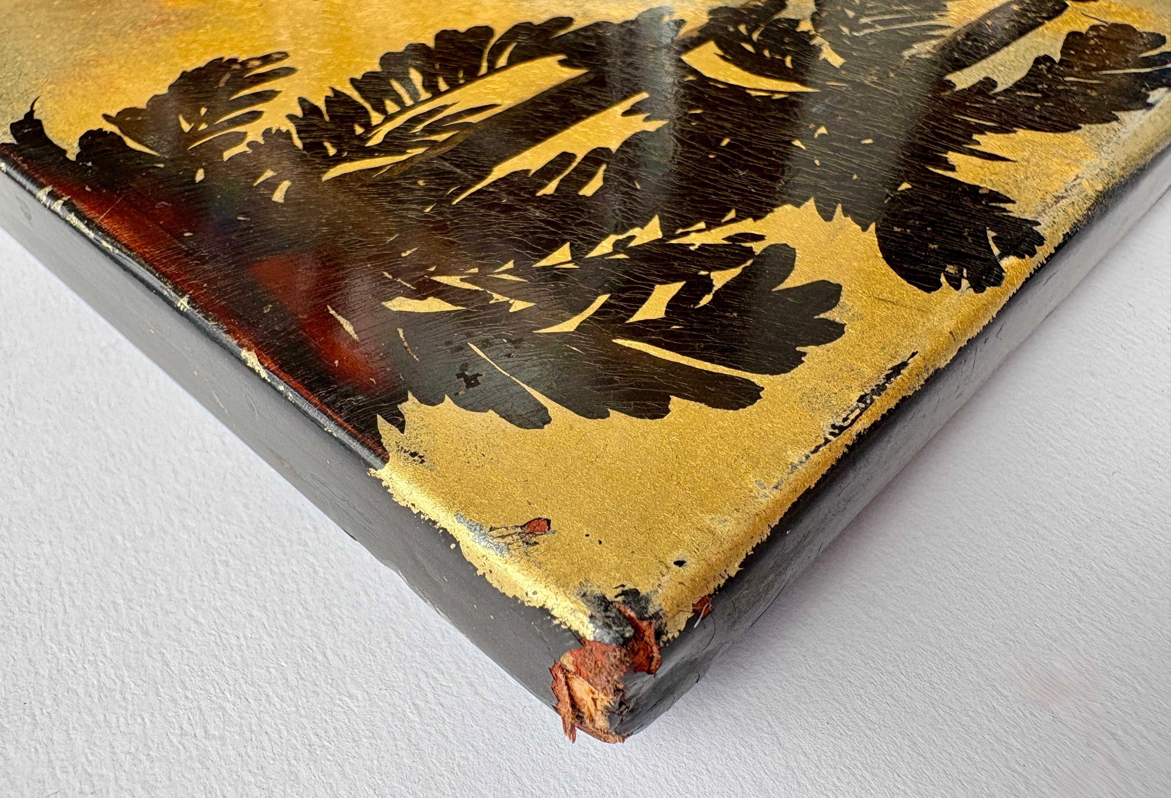 Vietnamesische Lacktafel aus der Mitte des 20. Jahrhunderts von Nguyen Thanh-Ley im Angebot 11