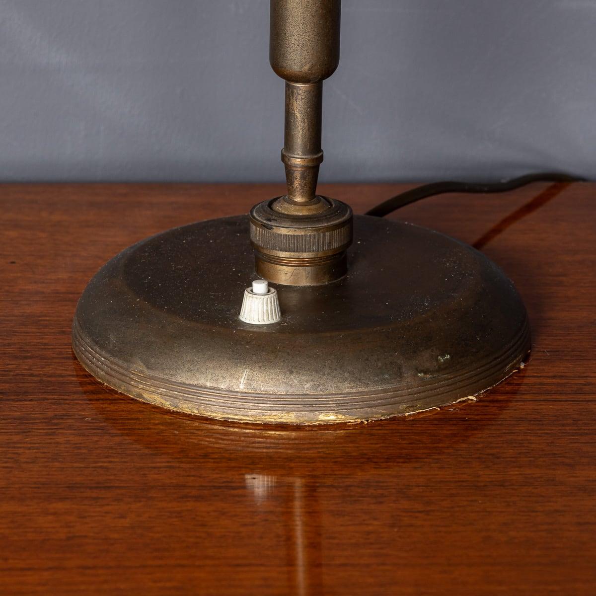 Mid 20thC Bronze Adjustable Table Lamp Attributed To Giovanni Michelucci c.1945 For Sale 3