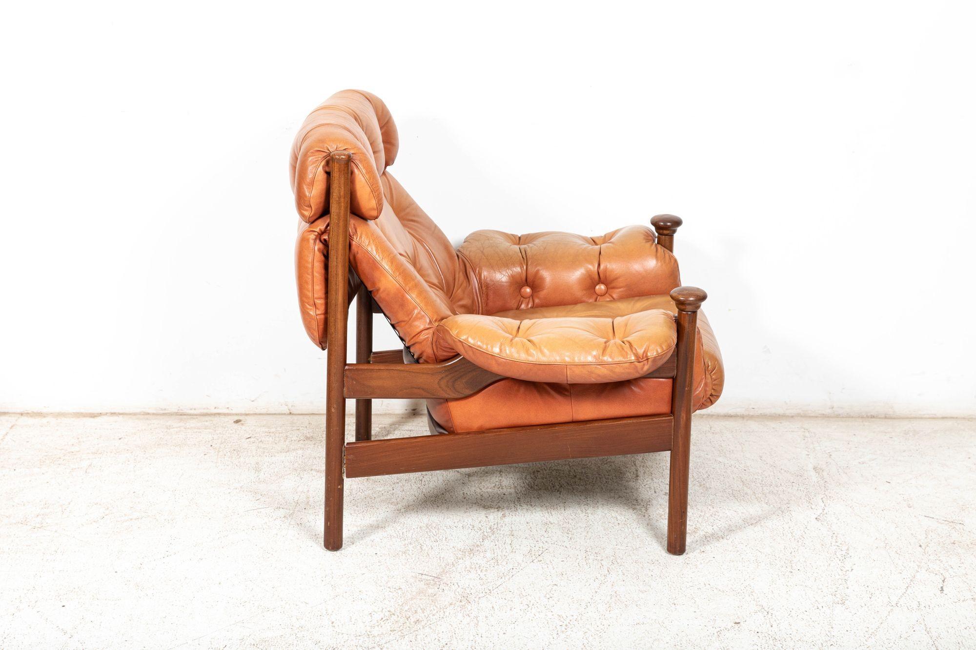 Leather Mid 20thC Guy Rogers ‘Santa Fe’ Sofa Suite