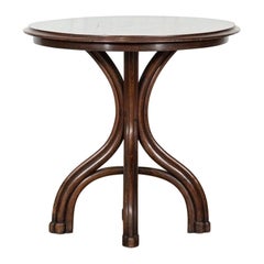 Mid 20thC Michael Thonet Mahogany Top Bistro Table
