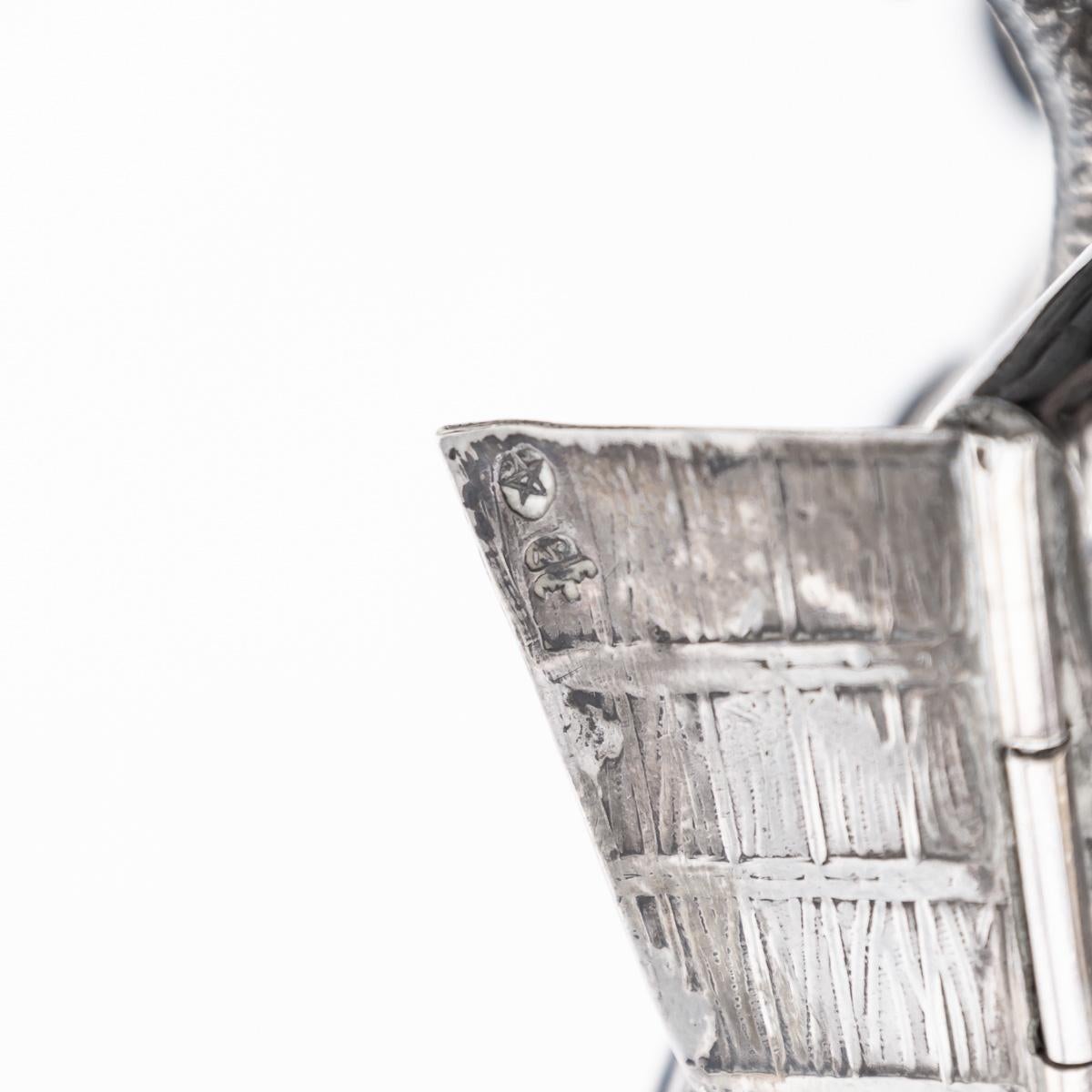 Mid 20thC Spanish Solid Silver Impressive Neff Galleon Ship c.1940 For Sale 15
