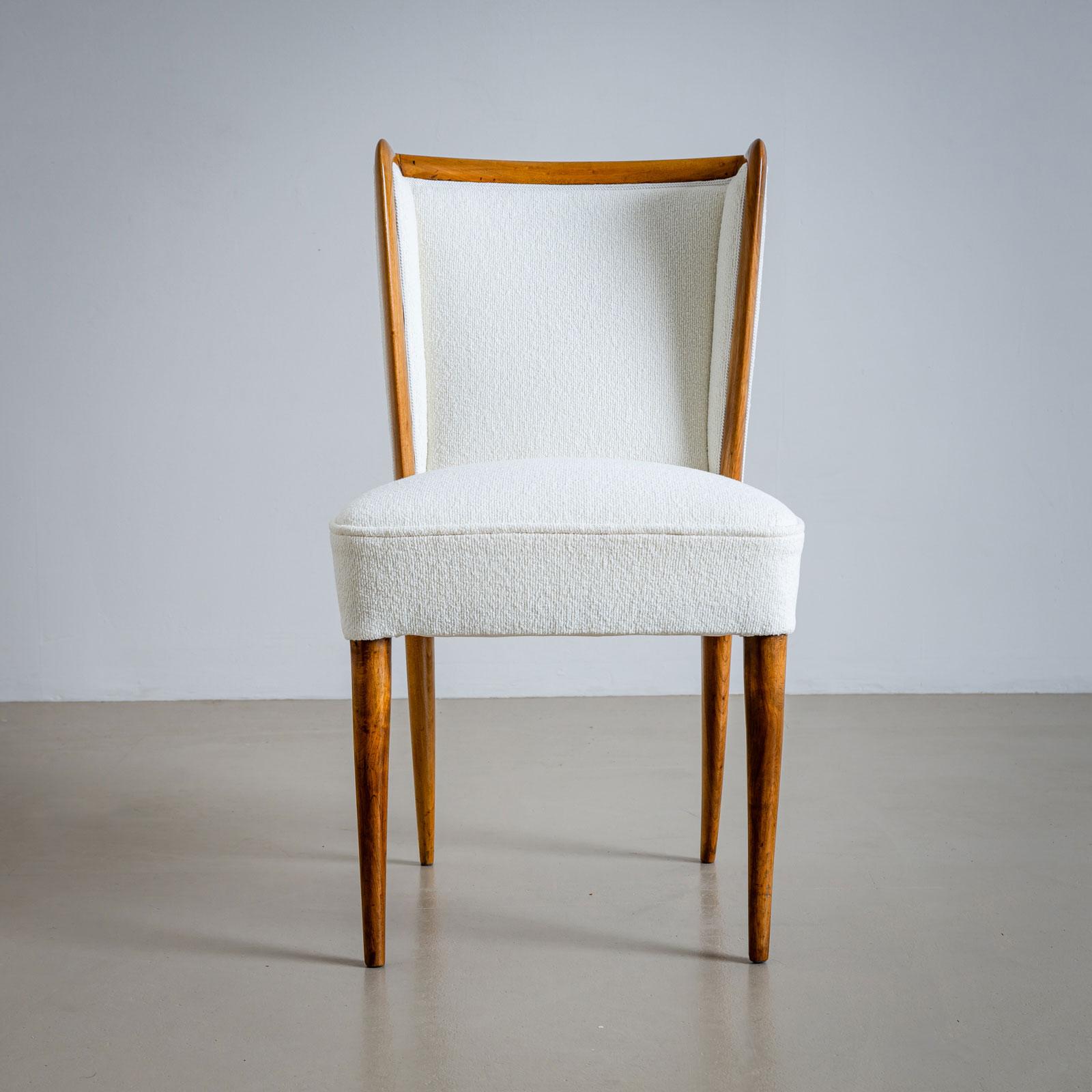 Ensemble de six chaises d'appoint du milieu du 20e siècle, Italie en vente 3