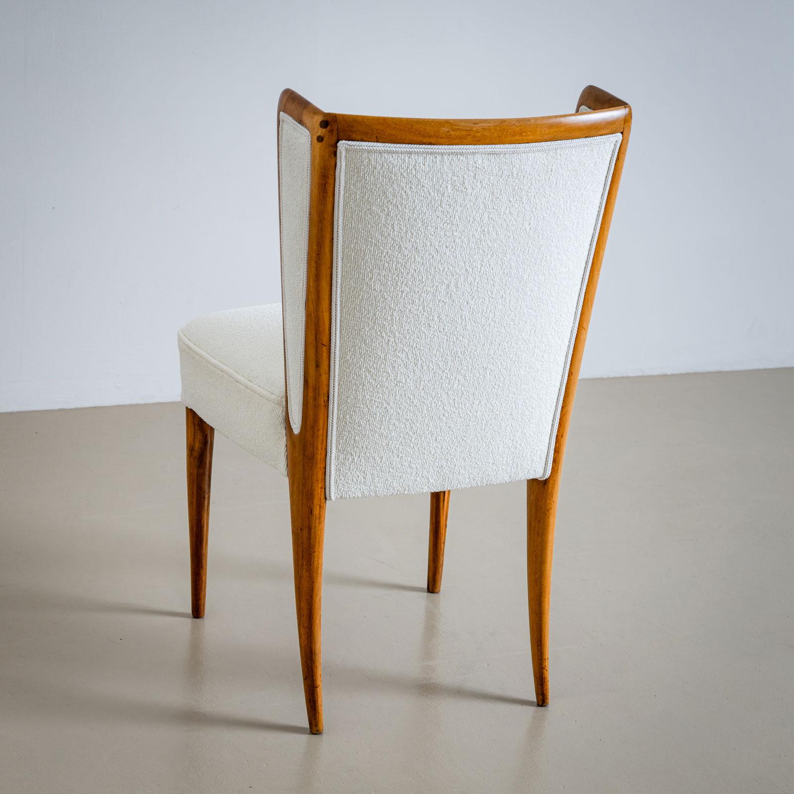 Ensemble de six chaises d'appoint du milieu du 20e siècle, Italie en vente 6