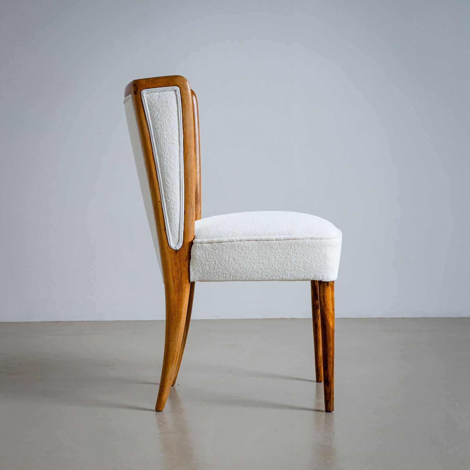 Ensemble de six chaises d'appoint du milieu du 20e siècle, Italie en vente 9
