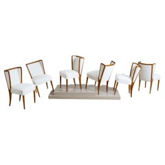 Mid-20thCentury Set of six Side Chairs, Italy