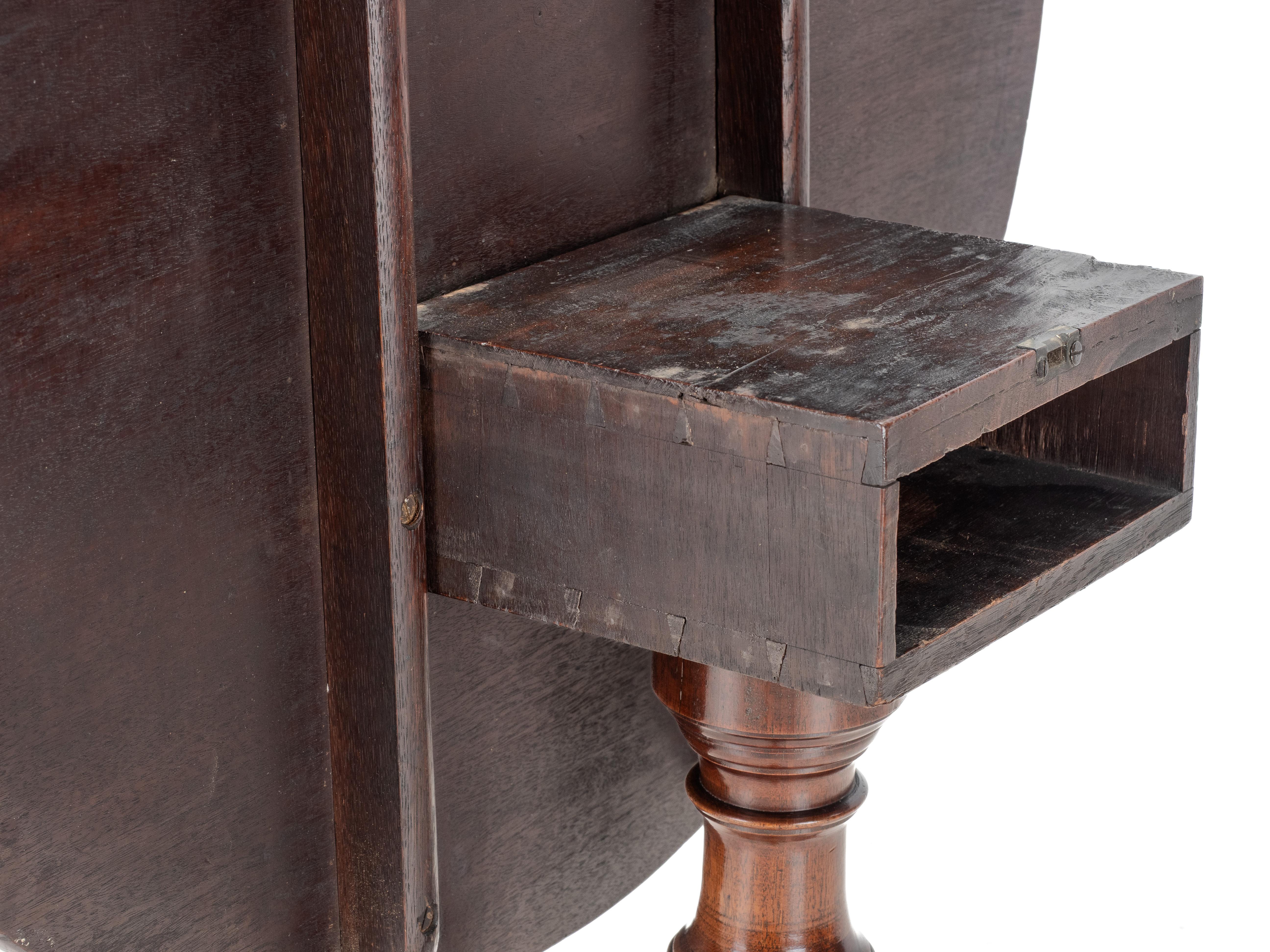 Mid-c18th Georgian Mahogany Birdcage Tripod Tilt-Top Supper Table c1760 For Sale 4