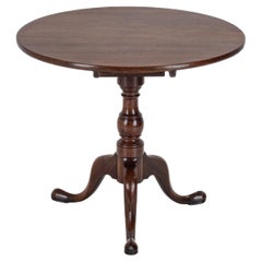 Mid-c18th Georgian Mahogany Birdcage Tripod Tilt-Top Supper Table c1760