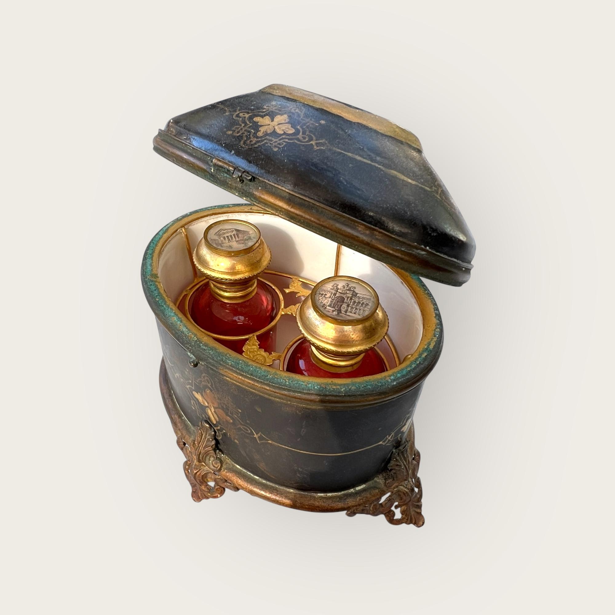 Mid C19th French Grand Tour Perfume Caddy In Good Condition For Sale In London, GB