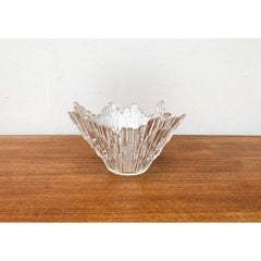 Mid-Center Finnish Revontulet Glass Bowl by Tauno Wirkkala for Humppila