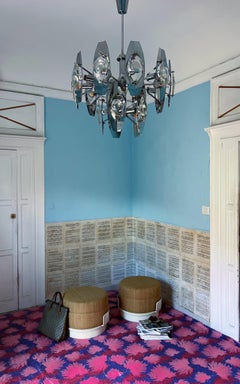 Lustre moderne mi-siècle conçu par Oscar Torlasco, 1960