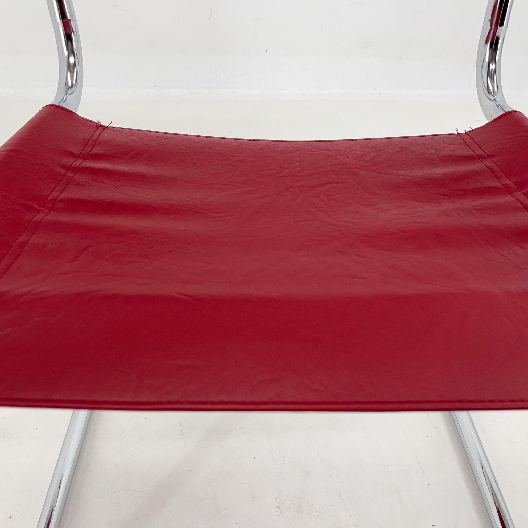 Mid-centrury Chrome   Tubular Chair, 1970's For Sale 2