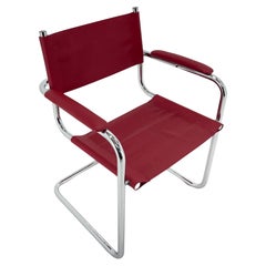 Mid-Centrury Chrome Tubular Chair, 1970's