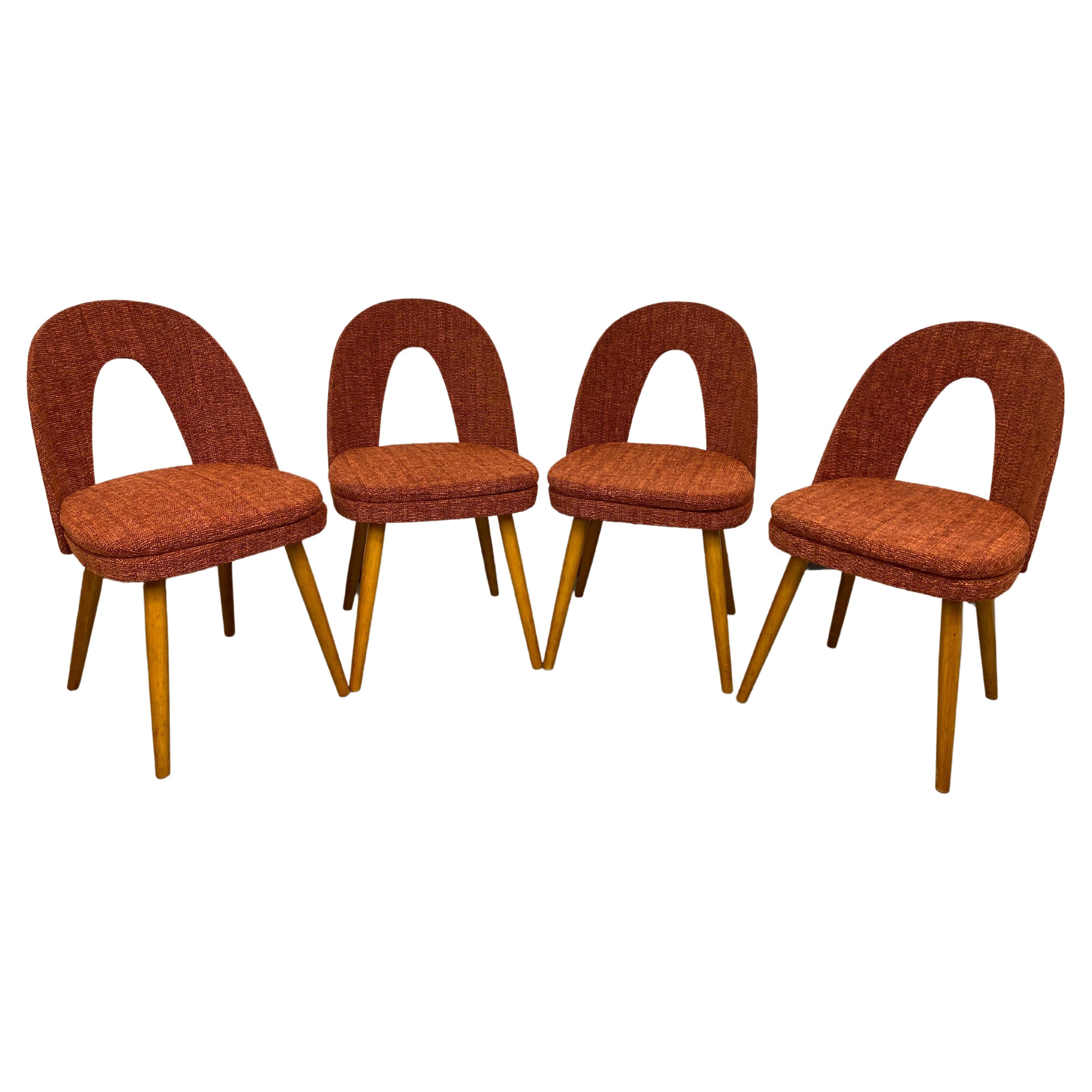 Mid-Centruy Design Dining Chairs by Antonín Šuman for Mier Topoľčany For Sale
