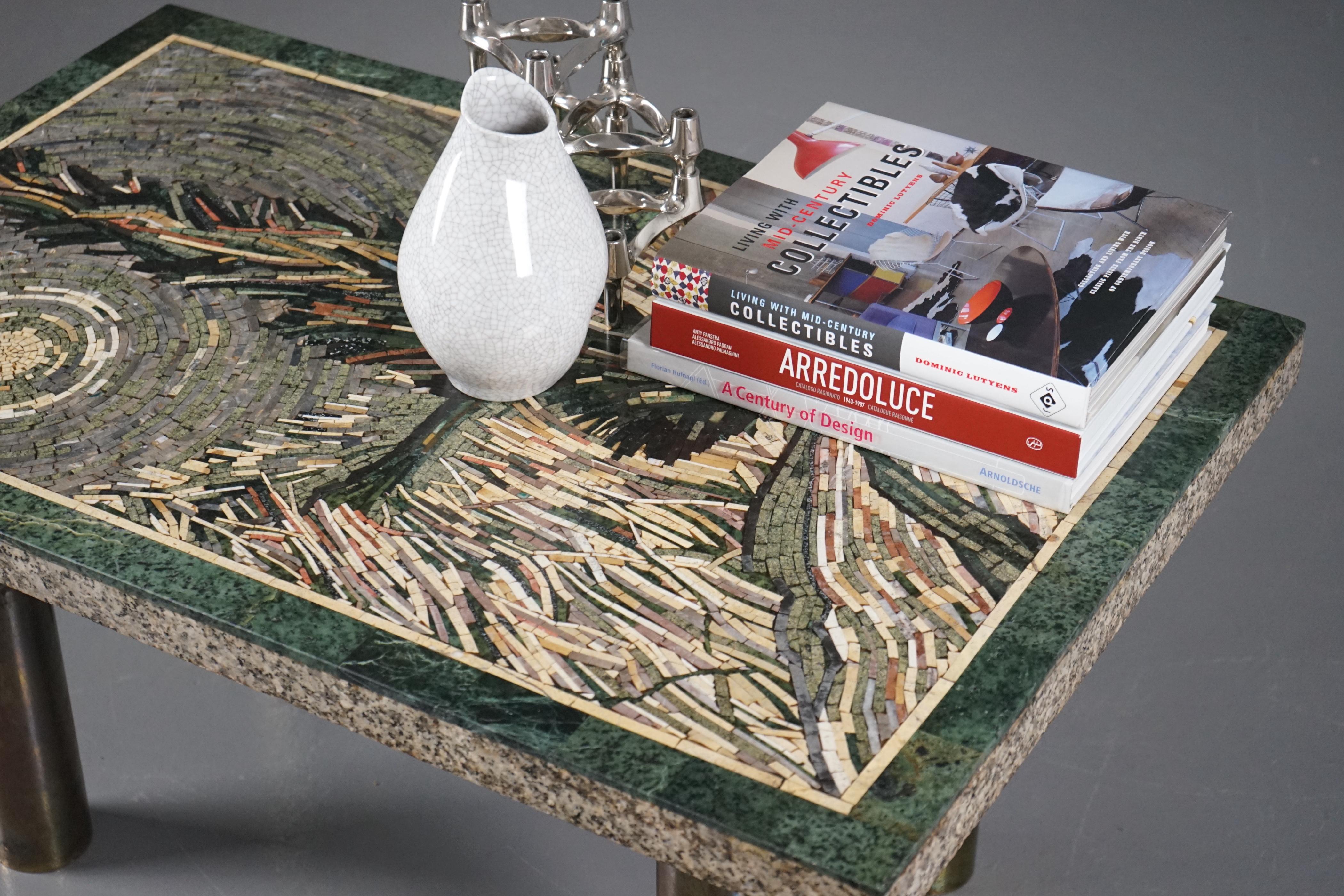 Mid-Centry Modern Mosaic Table, 1950s For Sale 2