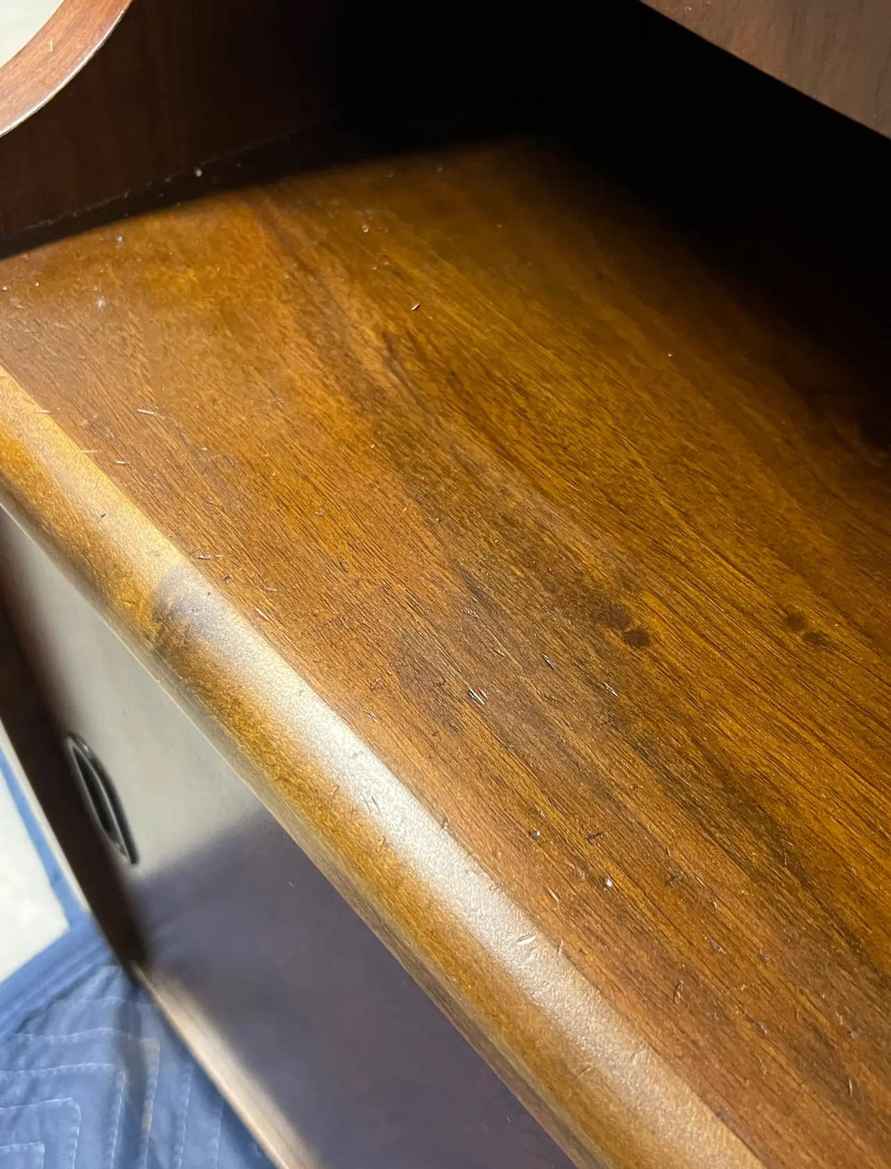 Mid-Centry Walnut Danish Highboard Sideboard 5