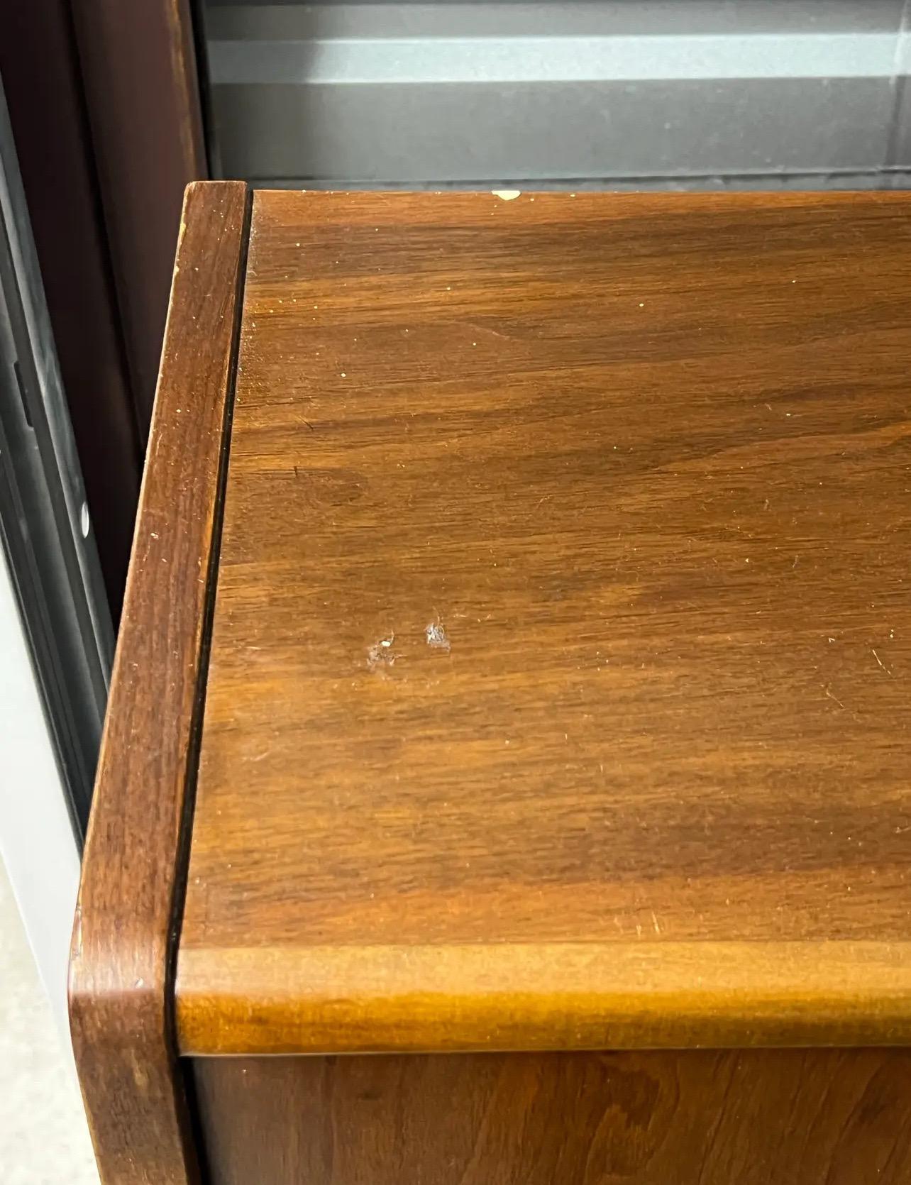 Mid-Centry Walnut Danish Highboard Sideboard 7