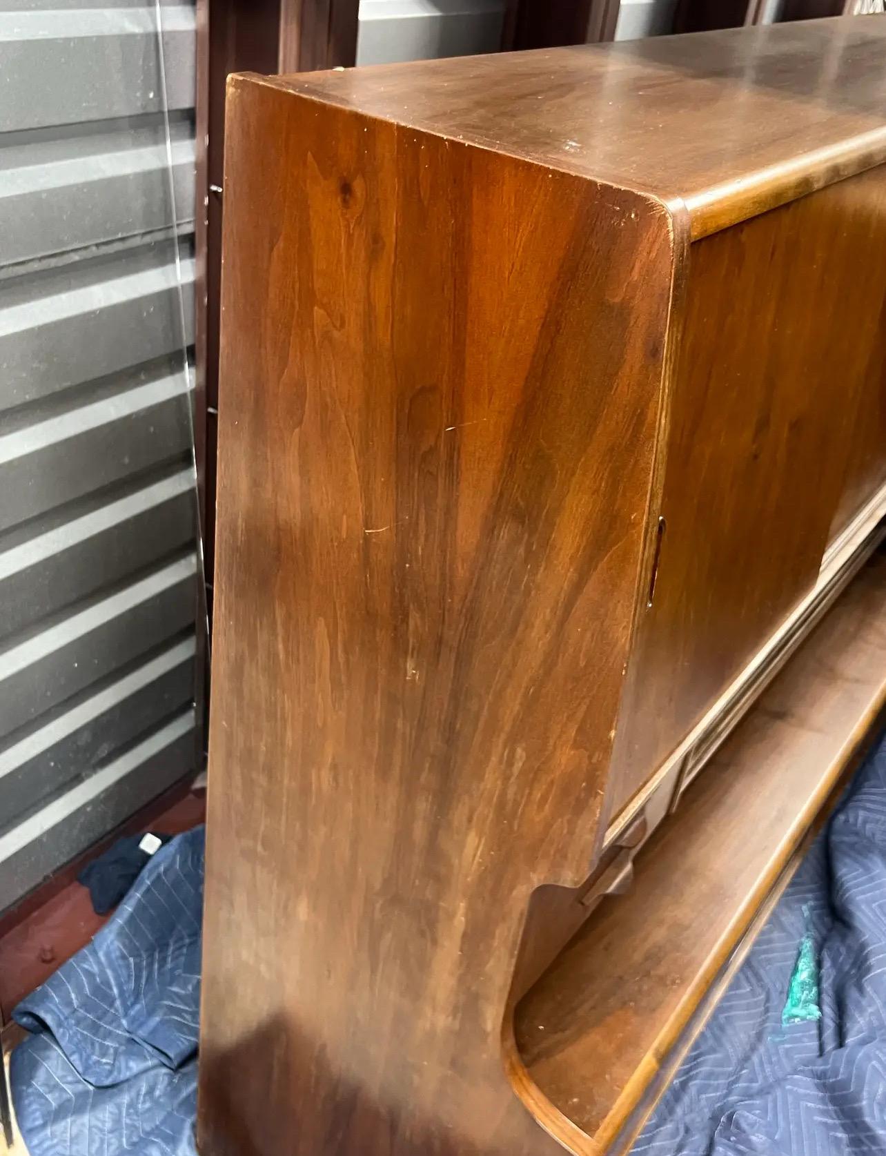 Mid-Centry Walnut Danish Highboard Sideboard 3