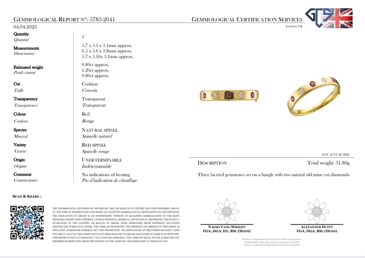 Mid-Century 10.00 carat diamond bracelet in 18K White Gold & Platinum For Sale 8